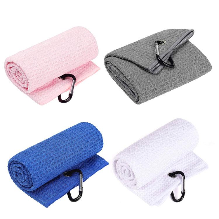 Microfiber Waffle Pattern Golf Sports Towel