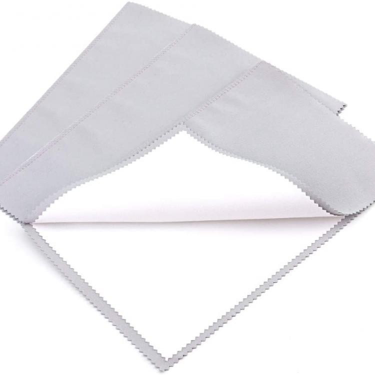 Microfiber Anti-tarnish Silver Jewelry Polishing Cloth Jewellery Four Layer Polishing Cloth 